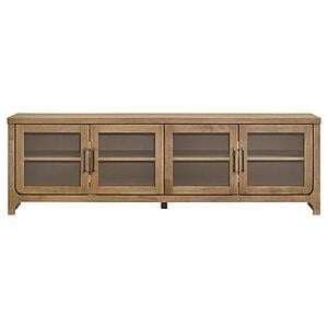 Brenham 79" 4-door TV Stand Media Console - Washed Oak by Coaster