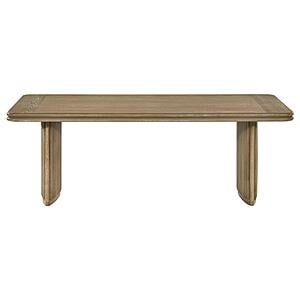 Adina Rectangular Wood Coffee Table Distressed - Light Brown by Coaster