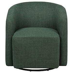 Mossbrook Fabric Upholstered Swivel Accent Chair - Green by Coaster