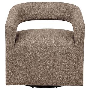 Westhill Boucle Upholstered Swivel Accent Chair - Rocky Road by Coaster