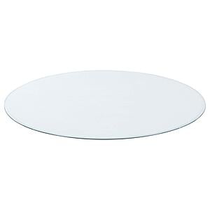 48" 6mm Round Clear Tempered Glass Top by Coaster