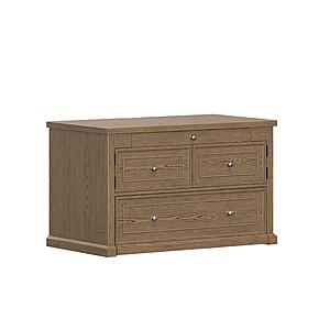 Soren Twin Two Door Desk Dream Console Bed Light Oak by Dream Console