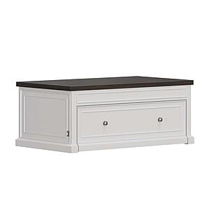 Soren Twin Lift Top Coffee Table Dream Console Bed White by Dream Console
