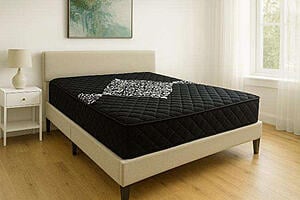 Serenity Black 11" Single Sided Tight Top Mattress by Dream Well