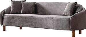 Alessa 2-Pieces Sofa & Chair Set - Grey by Furnia Furniture