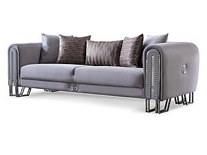 Kapadokya Stationary Sofa - Grey by Furnia Furniture
