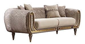 Lima Stationary Sofa - Cream by Furnia Furniture
