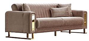 Lotus Convertible Sofa - Cream by Furnia Furniture