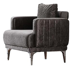 Lotus Chair - Grey by Furnia Furniture
