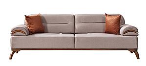 Mia 2-Pieces Sofa & Chair Set - Beige by Furnia Furniture