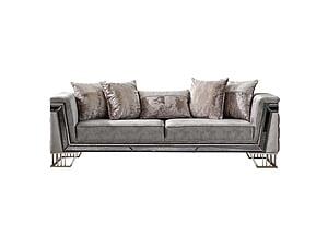 Munich 2-Pieces Sofa & Loveseat Set - Grey by Furnia Furniture