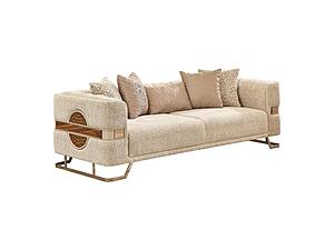 Nova 2-Pieces Sofa & Loveseat Set - Cream by Furnia Furniture