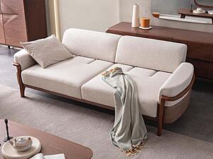 Odin Convertible 3 Seater Sofa - Cream by Furnia Furniture
