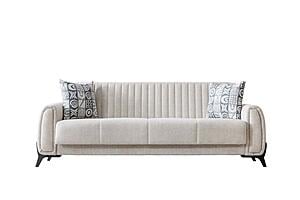 Palermo 2-Pieces Sofa & Loveseat Set - Cream by Furnia Furniture