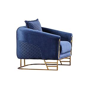 Romans Chair - Navy Blue by Furnia Furniture