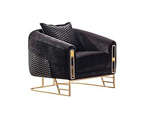 Romans Chair - Black by Furnia Furniture