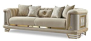 Romans 2-Pieces Sofa & Loveseat Set - Beige by Furnia Furniture