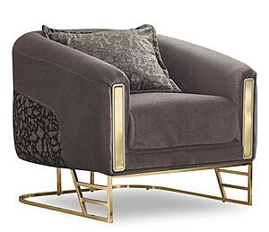 Romans Chair - Grey by Furnia Furniture