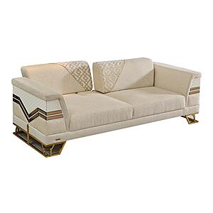 Zen Convertible Loveseat - Cream by Furnia Furniture