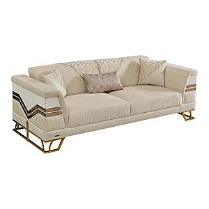 Zen Convertible Sofa - Cream by Furnia Furniture