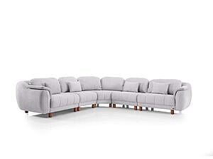 Windy Modular Sectional Sofa Grey by Furnia Furniture