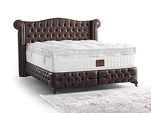Monalisa Storage Bed w/Headboard - Brown by Furnia Furniture