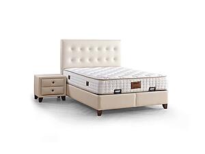 Vella Nightstand - Beige by Furnia Furniture