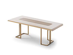 Monza 78" Dining Table - Beige by Furnia Furniture