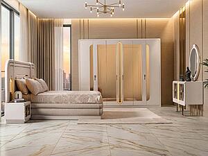 Monza Bedroom Set - Cream by Furnia Furniture
