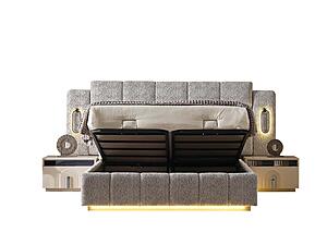 Parma Bedroom Set - Light Grey by Furnia Furniture