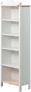 Alya Bookcase - White by Furnia Furniture