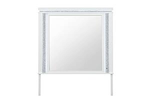 Alina White Mirror w/LED by Global Furniture