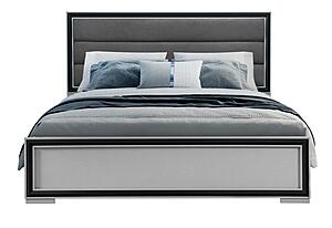 Amelia Grey/Black Full Bed, Dresser, Mirror & Nightstand by Global Furniture