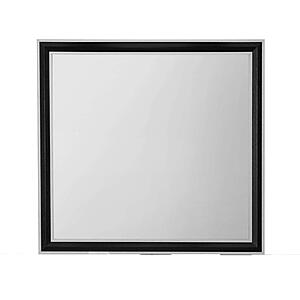 Amelia Grey Black Mirror by Global Furniture