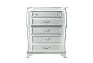 Aria Silver Chest w/LED by Global Furniture
