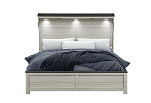 Ashley Brown King Bed by Global Furniture