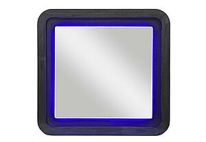 Beckett White/Black Mirror w/LED by Global Furniture