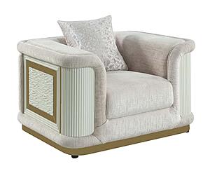 Bona Upholstery Chair - Cream by Galaxy Furniture