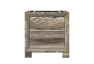 Callie Brown Nightstand w/Wireless Charging Platform & LED Speaker by Global Furniture