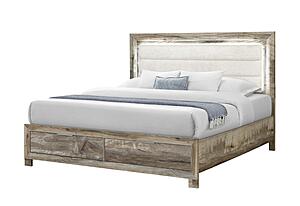 Callie Brown Queen Bed Group by Global Furniture