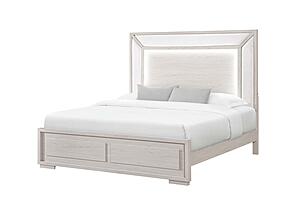Clara Beige King Bed Group by Global Furniture