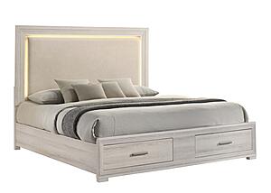 Colorado Rustic Natural King 3Pc Set w/Bed & 2 Nightstand by Galaxy Furniture