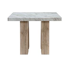 D04 Natural Bar Table + 6 D8685 Beige/Natural Bar Stool by Global Furniture