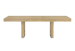 D1248 Natural Dining Table & 4 D1248 Natural Upholstery Dining Chairs & Dining Bench by Global Furniture