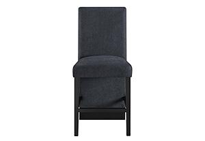 D12 Black Fabric Bar Stool by Global Furniture