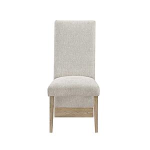 D12 Beige/Natural Fabric Dining Chair by Global Furniture