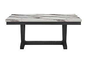 D1319 Black/White Dining Table by Global Furniture