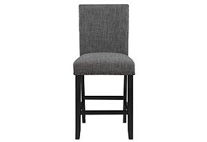 D1622 Black Fabric Bar Stool by Global Furniture