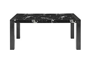 D4088DT Black Marble Dining Table by Global Furniture