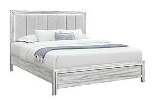 Elsie Grey King Bed Group by Global Furniture